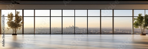 Modern City View Office Interior Design
