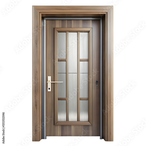 Closed Wooden Door PNG     Transparent Cutout Door Image