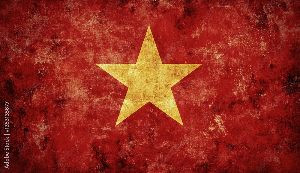 Fototapeta premium waving Vietnam flag