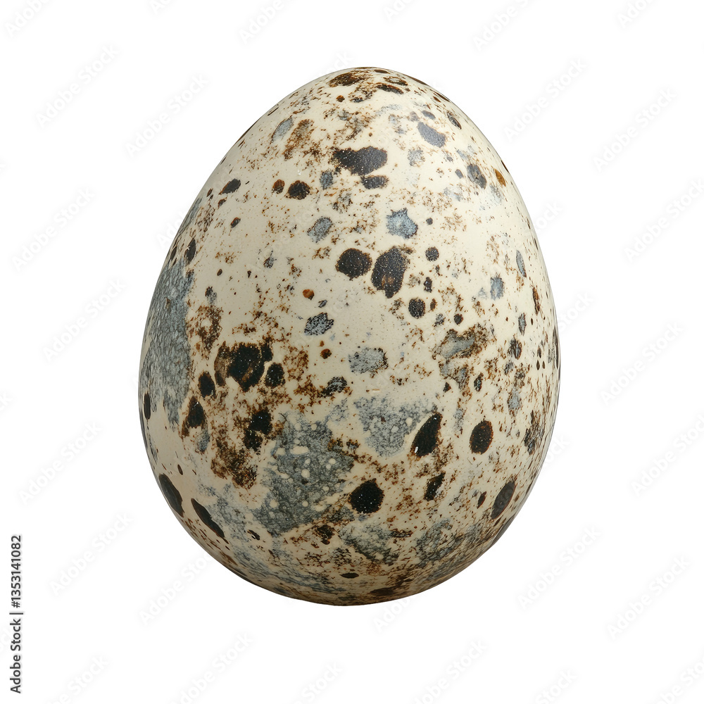 Obraz premium Quail egg on transparent background