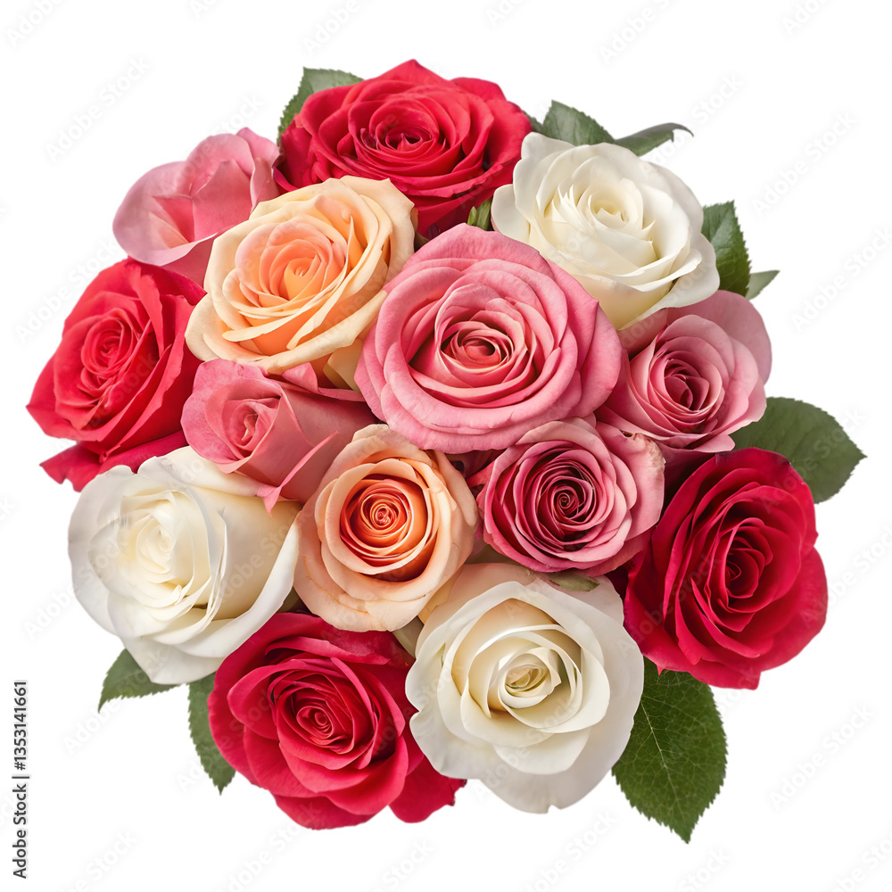 Obraz premium Rose Flower PNG – Transparent Cutout Floral Image