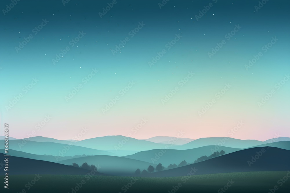 Fototapeta premium landscape with mountains