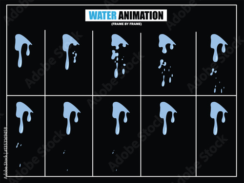 animation sprite sheet of water splash, liquid splashes, dripping water, ripples animation, fountain water fall animation, liquid water explosion, sprite sheet of water, splash effect