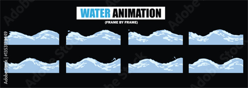 animation sprite sheet of water splash, liquid splashes, dripping water, ripples animation, fountain water fall animation, liquid water explosion, sprite sheet of water, splash effect
