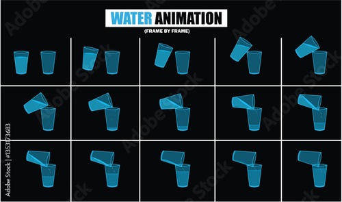 animation sprite sheet of water splash, liquid splashes, dripping water, ripples animation, fountain water fall animation, liquid water explosion, sprite sheet of water, splash effect