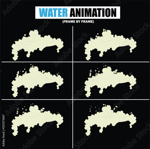 animation sprite sheet of water splash, liquid splashes, dripping water, ripples animation, fountain water fall animation, liquid water explosion, sprite sheet of water, splash effect