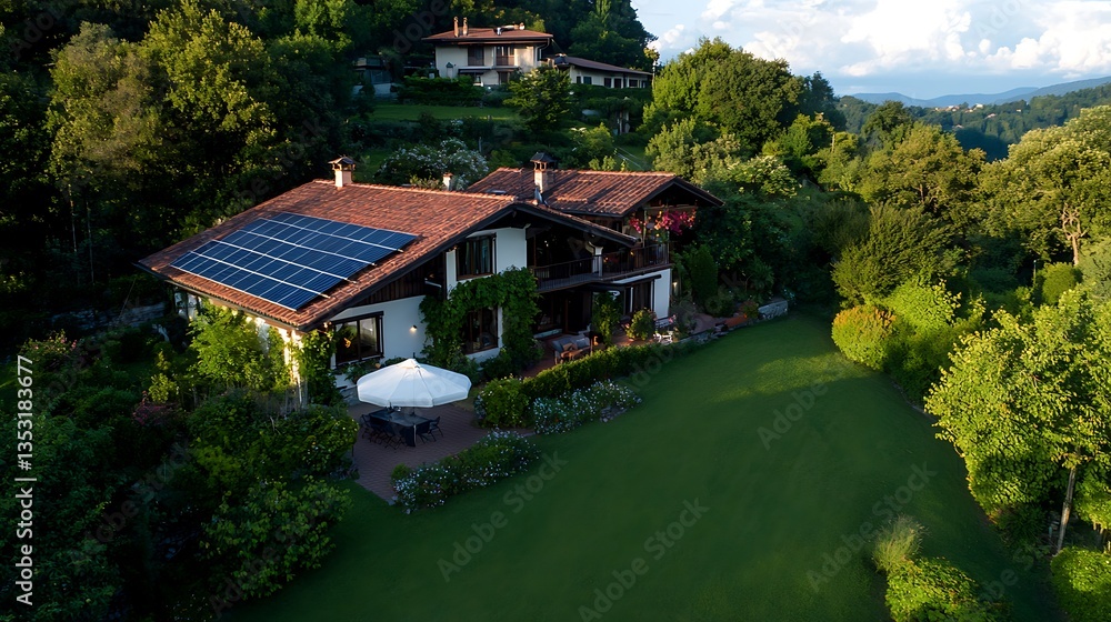 EcoFriendly Hillside Home Solar Power Green Living. EcoFriendly Hillside Home Solar Power Green Living.