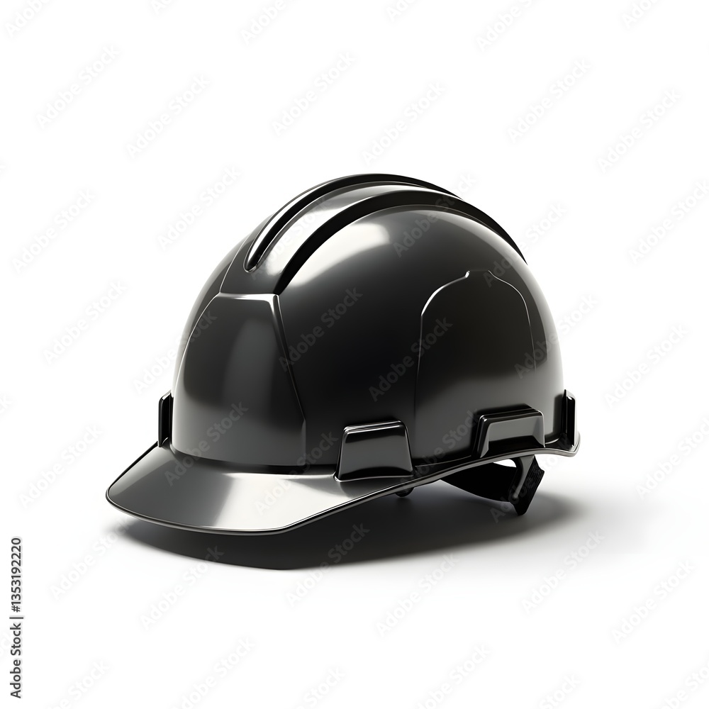 Fototapeta premium Black Safety Helmet