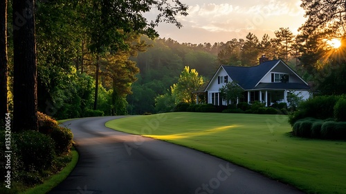 Sunrise Dreams Charming Home on Winding Country Lane.