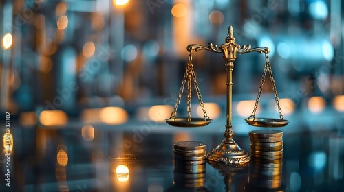 Abstract depiction of direct v indirect taxation their economic impact financial balance scale income tax corporate tax one side VAT sale tax excise duty other representing their role revenue