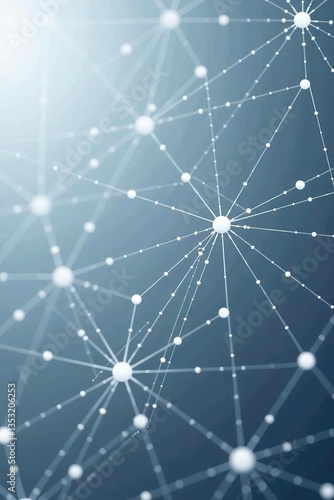 Abstract white geometric plexus technology seamless pattern banner background with interconnected lines and nodes,  nodes,  geometric