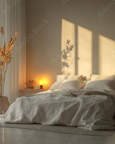 bedroom in hotel room