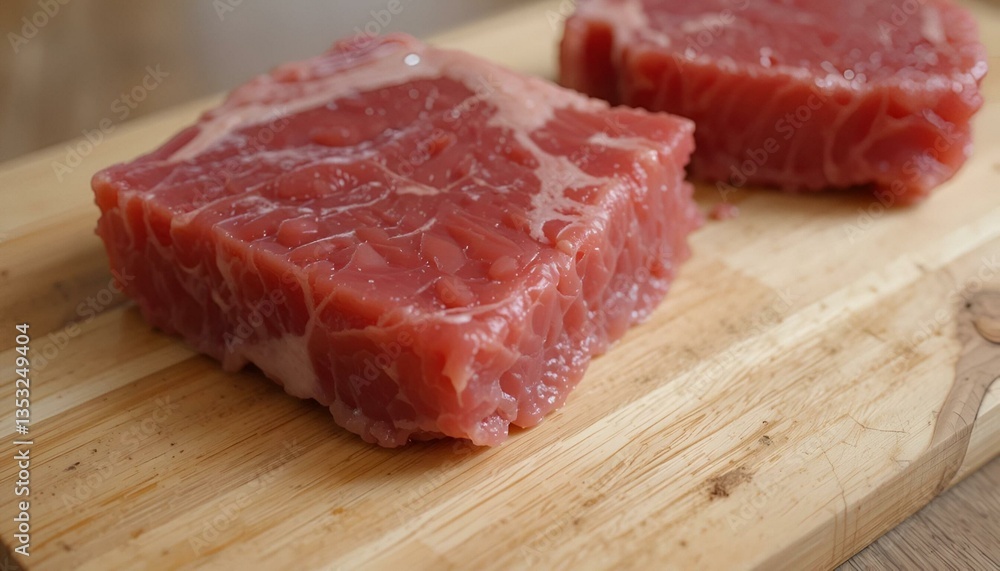 Isolated Raw Beef Steaks Isolated Raw Beef Steaks