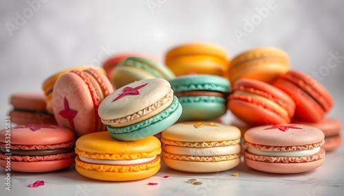 colorfull macaroons