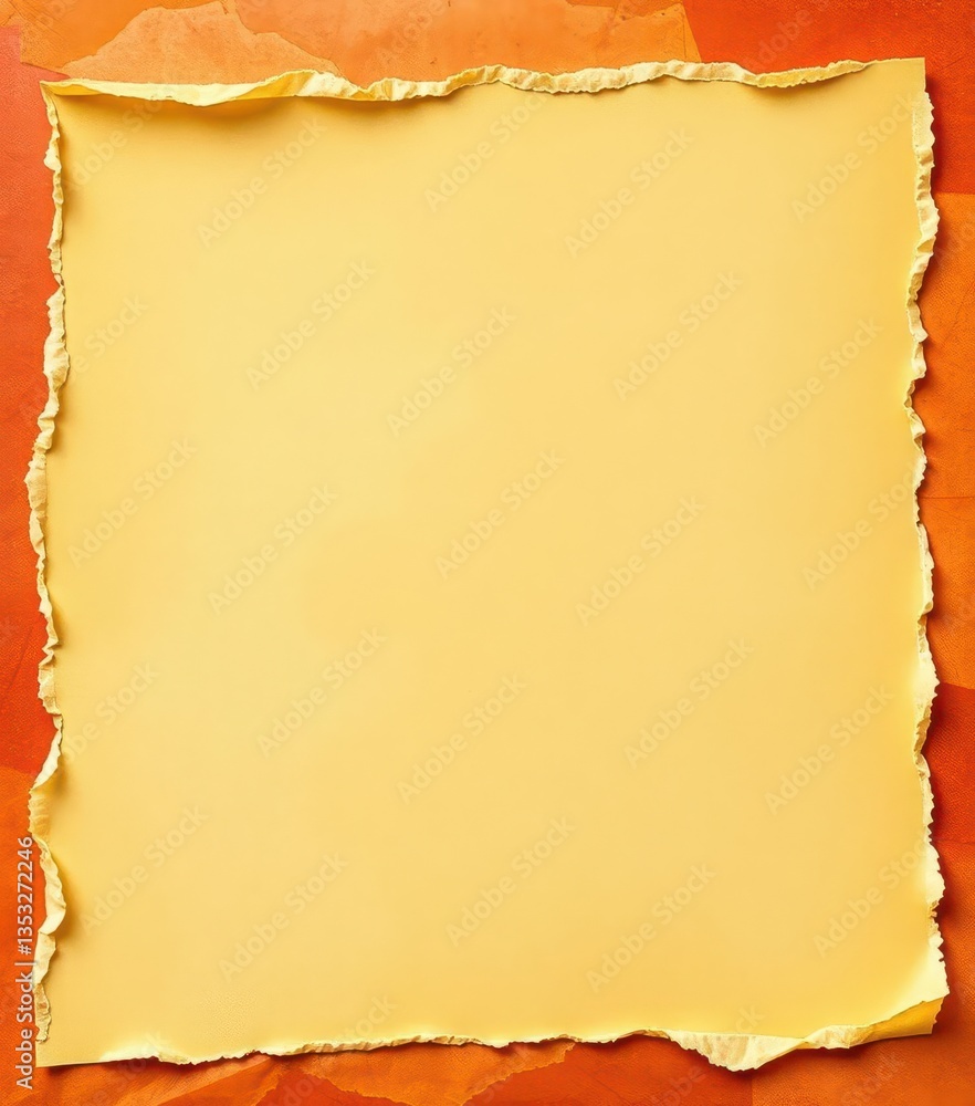 Obraz premium Torn edges, faded tricolor paper texture with grunge effect, color, backdrop