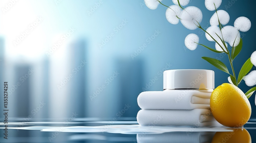 Serene Skincare Ritual Spa Cleanse Cream Towels Lemon Serene Skincare Ritual Spa Cleanse Cream Towels Lemon