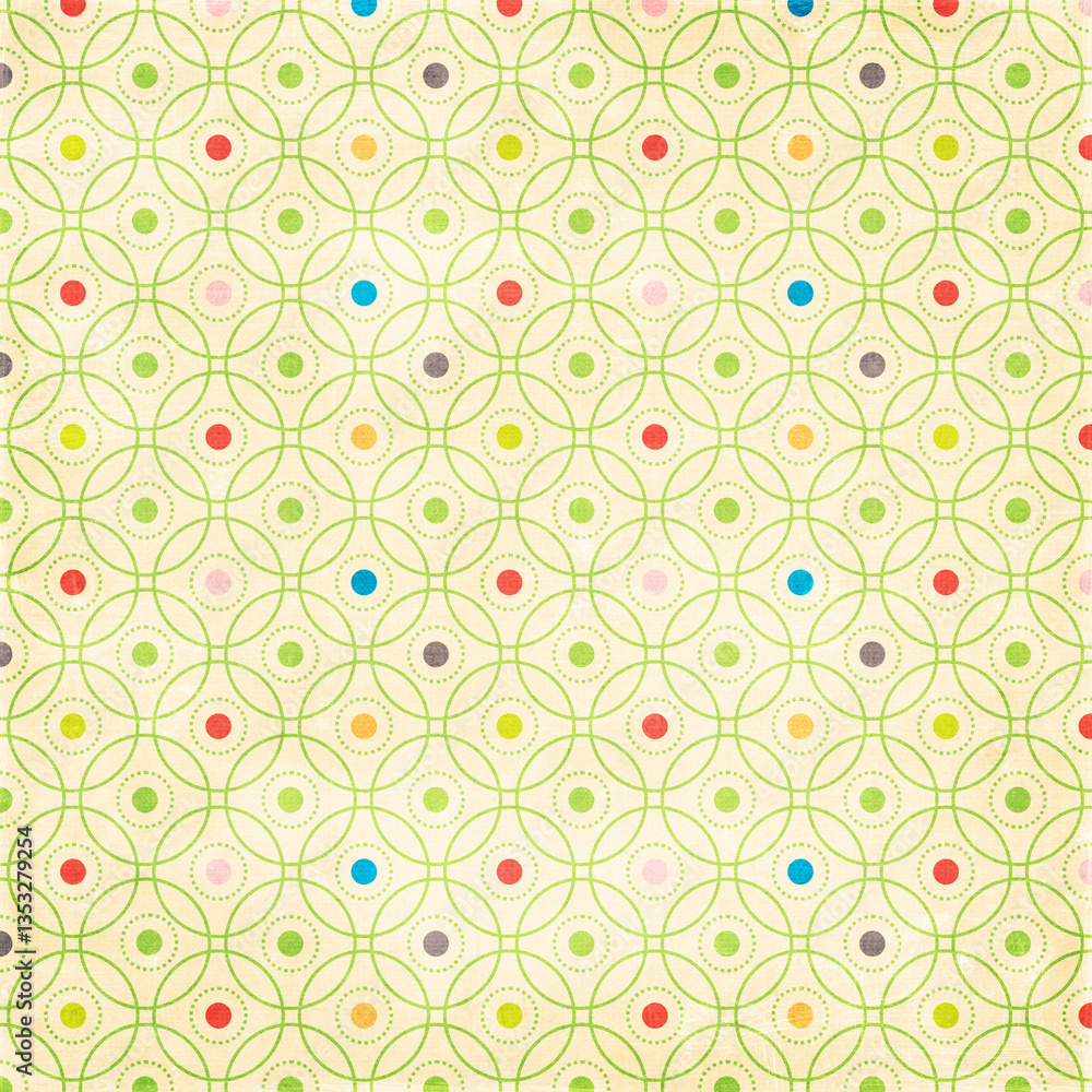 Floral geometric patterns, seamless paper and mosaic fabric Floral geometric patterns, seamless paper and mosaic fabric
