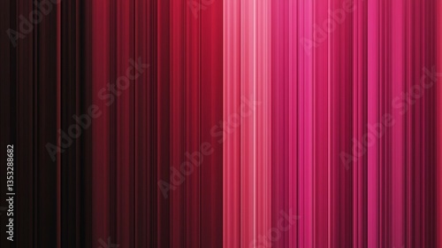 Abstract background of vertical lines with gradient shades of maroon and magenta