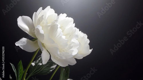 White Peonies Professional Photography