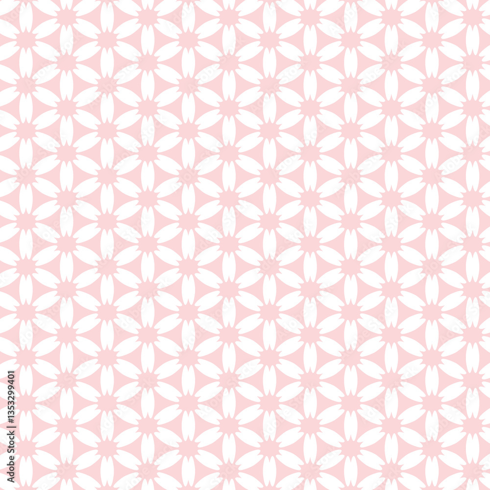 Floral geometric patterns, seamless paper and mosaic fabric Floral geometric patterns, seamless paper and mosaic fabric