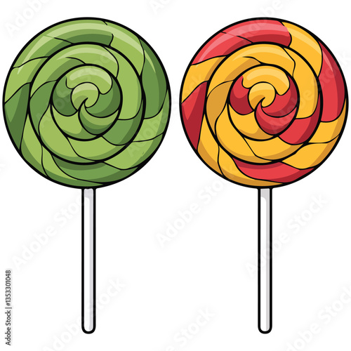 Sweet candies illustration