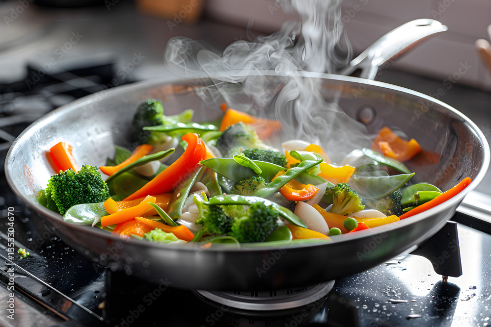Modern Fusion: Traditional Cooking with a Contemporary Twist in a Sleek Kitchen Modern Fusion: Traditional Cooking with a Contemporary Twist in a Sleek Kitchen