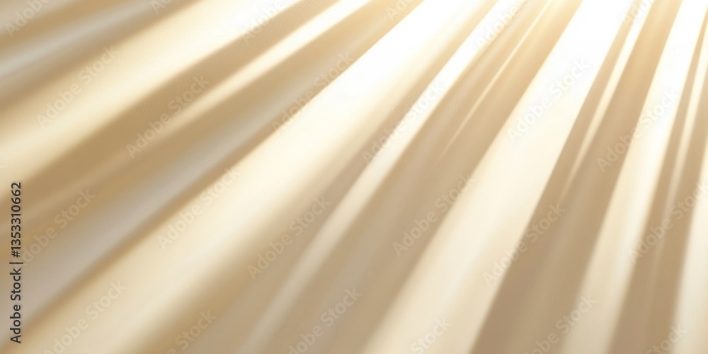 Obraz premium Soft, Light Beige Fabric Drape