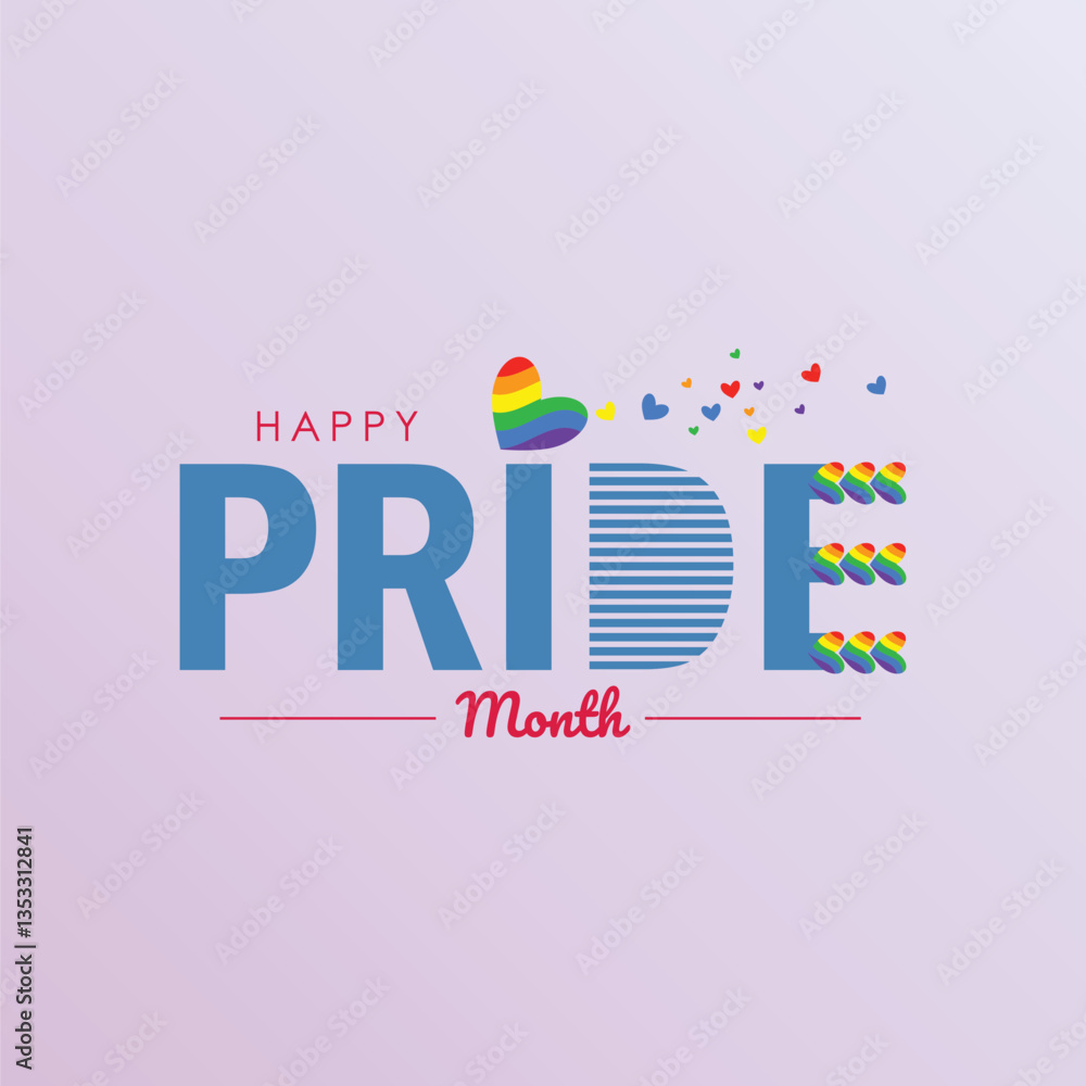 Fototapeta premium Happy Pride Month Celebration
