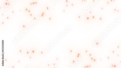 Abstract fiery sparks against a transparent background