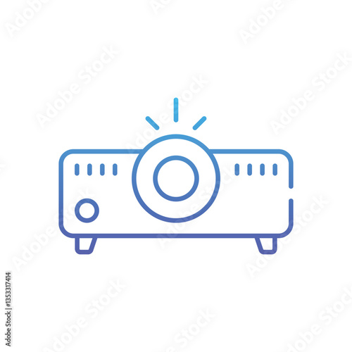 Projector  Vector icon
