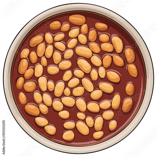 Baked beans illustration��
