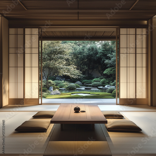 Japanese-style tea room