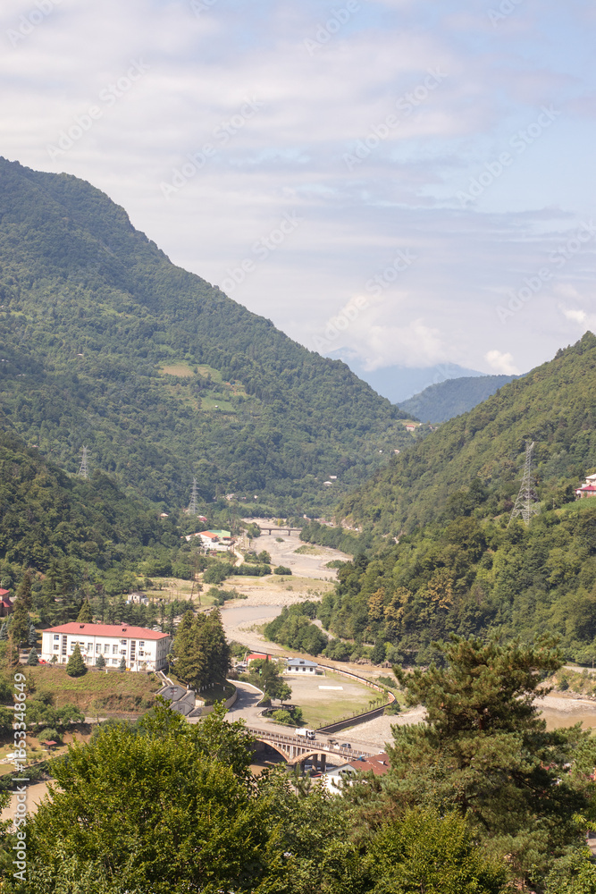 View of the village of Keda, Georgia. View of the village of Keda, Georgia.