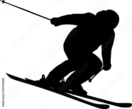 Skifahrer Skirfahrer Vector
