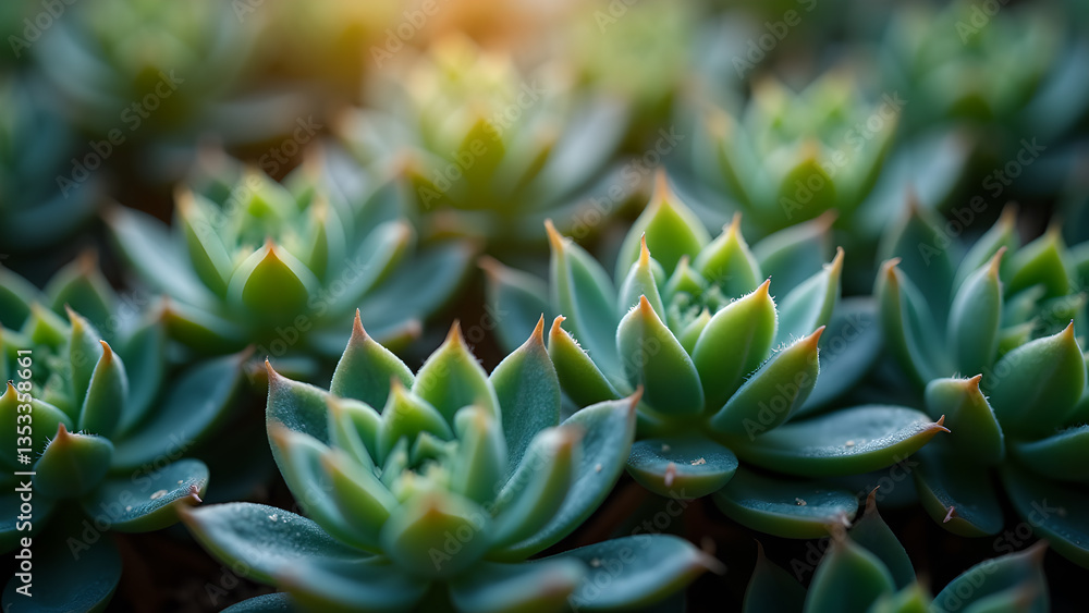 Succulent rosettes a tapestry of green beauty Succulent rosettes a tapestry of green beauty
