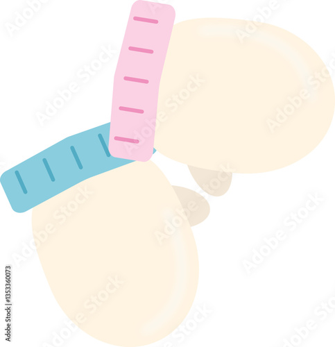 baby gloves gender reveal newborn element