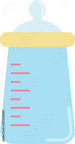 baby bottle gender reveal newborn element