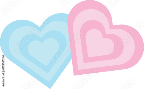 heart gender reveal newborn element