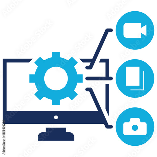 Content Management System Icon
