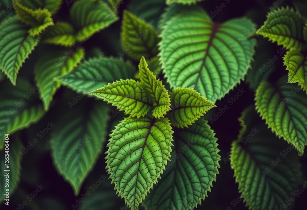 Vibrant green leaves, intricate details, sharp focus, plant life, image Vibrant green leaves, intricate details, sharp focus, plant life, image