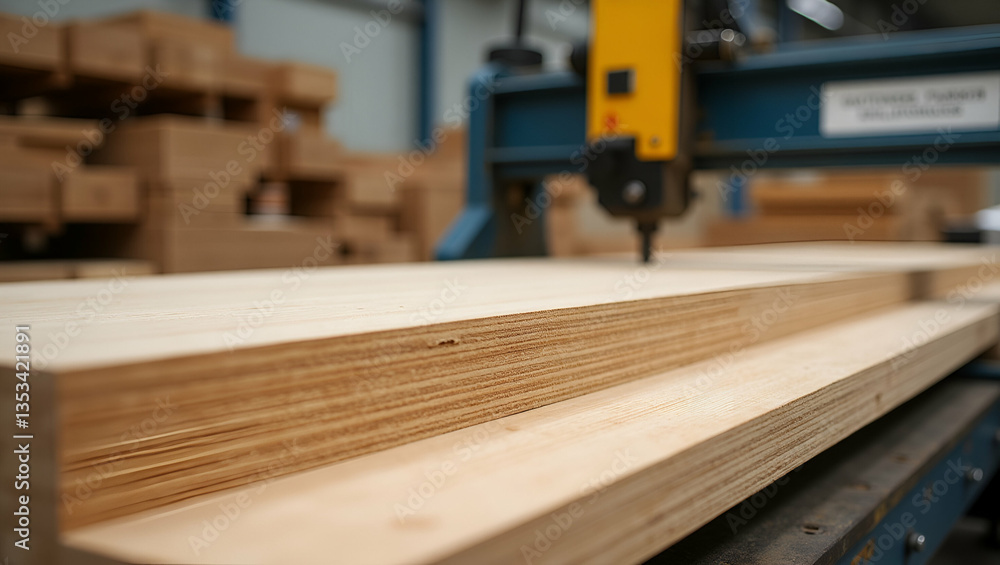 Industrial Wood Board Material: Crafting Brown Planks for Construction Industrial Wood Board Material: Crafting Brown Planks for Construction