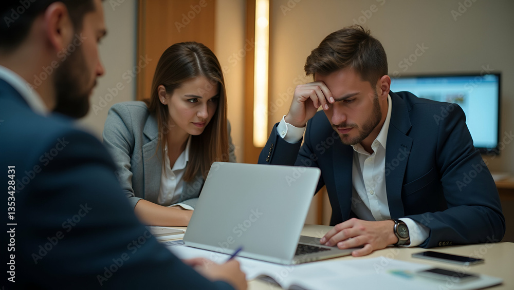 Flat Vector Illustration: Business Team Collaboration Amidst Personal Infidelity - Exploring Complex Dynamics in Relationships and Professionalism Flat Vector Illustration: Business Team Collaboration Amidst Personal Infidelity - Exploring Complex Dynamics in Relationships and Professionalism
