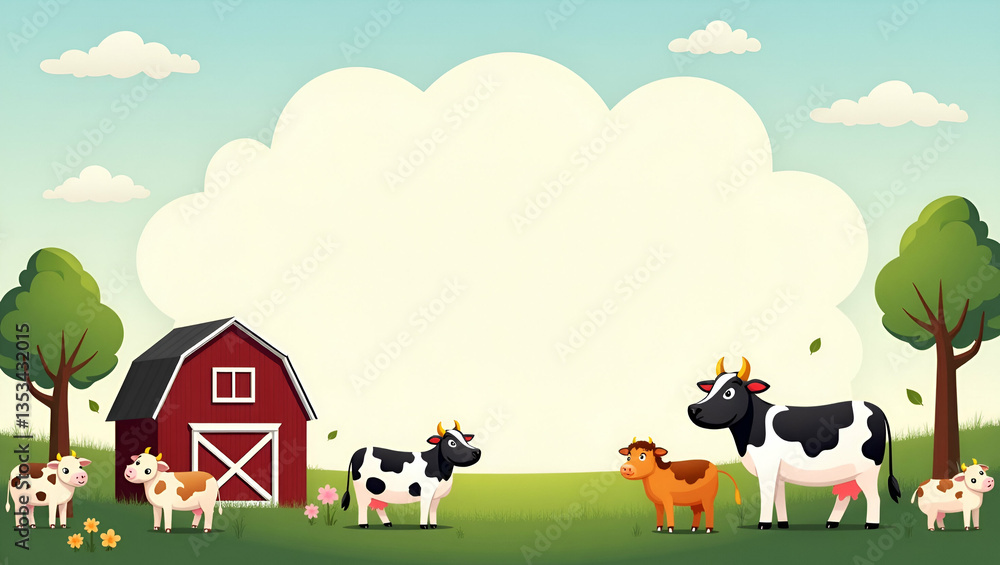 Celebrate World Farmers Day with Our Unique Barn and Farm Animals Border: Perfect for Messages Honoring Farmers and Livestock with Space for Your Custom Text! Celebrate World Farmers Day with Our Unique Barn and Farm Animals Border: Perfect for Messages Honoring Farmers and Livestock with Space for Your Custom Text!