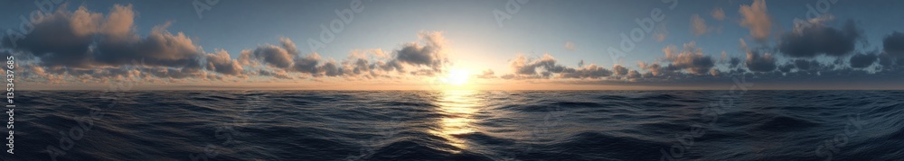 Sunrise over the Ocean Cloudscape Sunrise over the Ocean Cloudscape