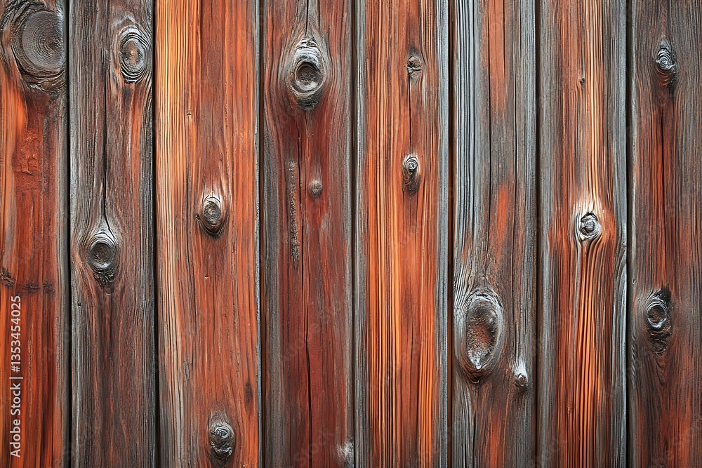 Weathered Rustic Wooden Planks with Knots and Grain, Close-Up Texture for Backgrounds and Designs Weathered Rustic Wooden Planks with Knots and Grain, Close-Up Texture for Backgrounds and Designs
