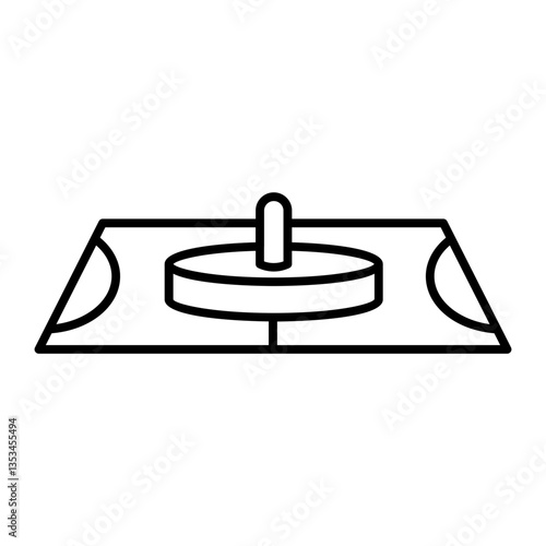 Air Hockey outline icon