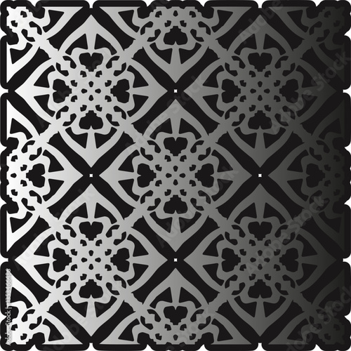 Metal pattern. Abstract metallic background. Wallpaper with repeat pattern.