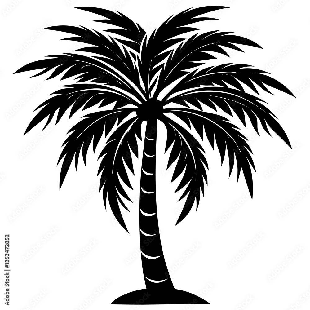 Obraz premium Palm Tree Silhouette