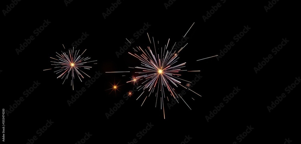 Intense bright sparks against a pure black backdrop, ember, texture Intense bright sparks against a pure black backdrop, ember, texture