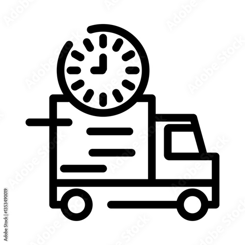 Fast delivery icon